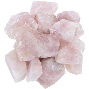 Pierre de quartz rose naturelle brute, cristal rose brut en vrac, spécimen minéral de guérison pour le wrapping de fils et la méditation des chakras - Product Image 1