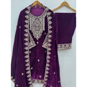 Top de fiesta de mujer elegante de diseñador-Dupatta y conjunto inferior - Product Image 3