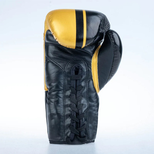 Guantes de Boxeo de Diseño Personalizado al Por Mayor RTS, con Piel de Vacuno Genuina, Opciones de Logotipo, Guantes de Sparring AS-BG-4789 - Product Image 2