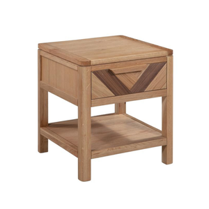 Muebles para el Hogar a Buen Precio, Diseño Contemporáneo, Colección MARS, Mesa de Noche de Madera Maciza para Dormitorio - Product Image 1