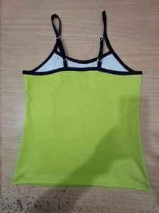 Athletic <b>Spaghetti</b> <b>Strap</b> <b>Tank</b> <b>Top</b> Supportive Yoga Gym Wear - Product Image 2