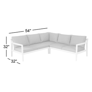 Ensemble de meubles de jardin en aluminium, design moderne, garantie 1 an, résistant aux intempéries, provenance Vietnam, MD08 - Product Image 2