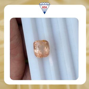 พลอยแซฟไฟร์สีส้มธรรมชาติหายาก รูปทรงคุชชั่น แบบไม่ผ่านการอบความร้อน คุณภาพเกรด AAA สำหรับขายส่ง ทำเครื่องประดับ ขายส่งจำนวนมาก รับผลิตแบบ OEM - Product Image 6