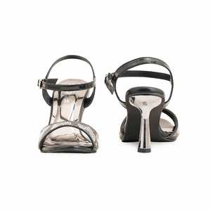 Sandalias de tacón negro FN6100 - Product Image 2