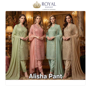 Última Moda en Ropa de Diseñador, Nuevo Traje Salwar Pakistaní con Bordado en Georgette Estilo Bollywood para Mujer a Bajo Precio - Product Image 6