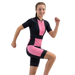 Conjunto de Ciclismo para Mujer con Cierre, Uniforme de Ciclismo de Verano, Traje de Ciclismo de Carreras, Sublimado, 100% Poliéster - Product Image 3