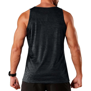 Camiseta sin Mangas para Hombre, Color Azul Claro, Cuello Redondo, Tejido de Punto, Color Sólido, Ecológica, Transpirable, Estilo Vintage, Secado Rápido, Informal, para Entrenamiento - Product Image 4