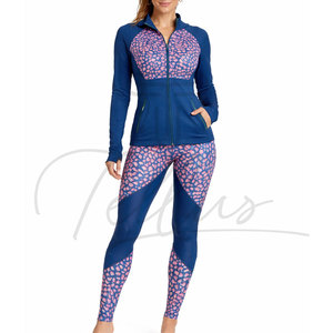 Conjunto de Yoga de 4 Piezas para Mujer al por Mayor, Ropa Deportiva con Logotipo Personalizado, Top de Manga Larga, Leggings Levanta Glúteos, Ropa de Gimnasio, Traje de Entrenamiento - Product Image 5