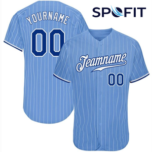 Custom Baseball Jersey Sublimated Pinstripe Uniform Personalised Team Name Number Men's Baseball <b>Shirts</b> OEM ODM - Product Image 4