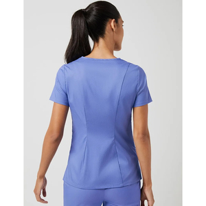 2026 New Design <b>Body</b> Fit Flexible Polyester Spandex Rayon Medium Staff Uniforms Nursing Wear <b>Scrubs</b> Cheap Price Healthcare Set - Product Image 3