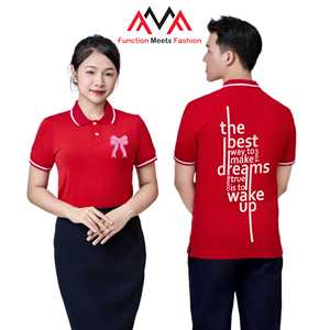 เสื้อเชิ้ตผู้ชายพิมพ์ลายลำลองน้ำหนักเบาของเวียดนาม FMF |   สีแดงพร้อมโลโก้ด้านหน้า |   ปกเสื้อแบบตัดกัน |   แขนสั้น |   โพลีเอสเตอร์ 100% - Product Image 1