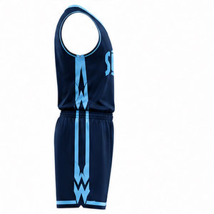 Ensemble d'uniformes de basket-ball professionnels avec impression par sublimation, panneaux en mesh respirant, coupe athlétique performante - Product Image 6