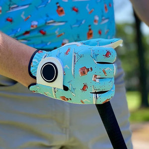 Gants de golf professionnels pour hommes, Bogies and Stogies, construction en cuir authentique, tailles moyennes/grandes, gants pour droitiers adultes - Product Image 3