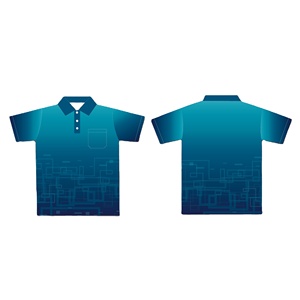 Jersey Polo personalizado hecho a medida gráfico impreso Polo todo 100% poliéster sobre sublimación impresión Jersey estampado patrón Botón de punto - Product Image 5