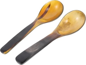 Juego de Cucharas Hechas a Mano con Cuerno de Búfalo Ecológico para Campamentos, Bodas, Fiestas Navideñas, Restaurantes y Campistas - Product Image 6