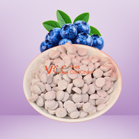Gefreeze-droogde passievrucht yoghurt melts FD Probiotic Bites blokjes |   Smeltbare zuivel snack voor babyvoeding, niet-GMO, HACCP