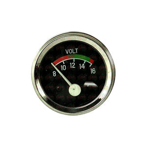 โวลต์มิเตอร์ 12V ใหม่ ขนาด 2 นิ้ว สำหรับรถแทรกเตอร์ Massey Ferguson รุ่น MF-230, 240, 243, 250, 253, 263 - Product Image 1