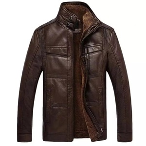 Veste en cuir matelassée pour hommes en gros, conception personnalisée, fabricant OEM de vestes en cuir de haute qualité, vente en gros personnalisée - Product Image 1