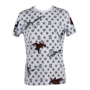 เสื้อยืดแขนสั้นพิมพ์ลายแบบซับลิเมชั่นสำหรับผู้ชาย ผ้าฝ้าย 100% เป็นมิตรกับสิ่งแวดล้อม แห้งเร็ว เนื้อผ้านุ่ม ระบายอากาศได้ดี ทรงปกติ - Product Image 5