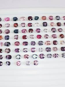Spinelle naturelle multi-couleurs, taille ovale, qualité AAA, certifiée IGI, pierres propres, polissage parfait, super fin, excellente couleur et lustre, 5mm-7mm - Product Image 6