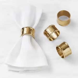 Anillo de Servilleta de Aluminio de Diseño Moderno para Decoración de Mesa de Comedor y Decoración de Mesa para Fiestas - Duradero y Ecológico - Product Image 2