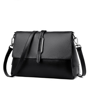 กระเป๋าถือหนังแท้ผู้หญิง ดีไซน์ทันสมัย หรูหรา สะพายไหล่ ปิดซิป จุของได้เยอะ ใช้ได้ทุกโอกาส ขายส่ง - Product Image 6