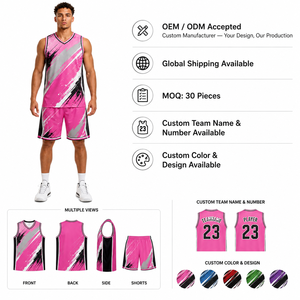 Shorts de basket-ball unisexes en gros, uniformes respirants, écologiques, à séchage rapide, en maille, sans manches, vêtements de sport personnalisés pour équipe - Product Image 3