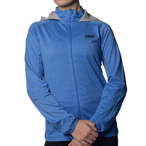 Sudadera con Capucha y Cremallera al por Mayor, Unisex, Azul, Corte Regular, Transpirable, Tejida, Informal, para Primavera - Product Image 1