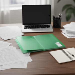 Classeur en PVC CARPETA durable et polyvalent de 30 pages pour l'organisation et le rangement - Product Image 3