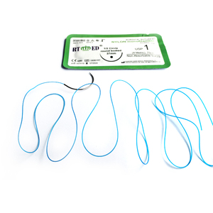 Suturas cirúrgicas dentais Nylon/PGLA/seda/PDO/PTFE Suturas com agulha - Product Image 1