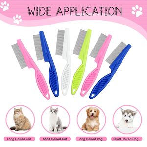 Peigne à picots professionnel en acier inoxydable de qualité supérieure OEM, 100 % antistatique, outil de toilettage durable pour chiens et chats - Product Image 3