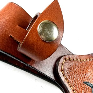 Étui en cuir peint à la main, de qualité supérieure, fabriqué en usine, pour couteaux à lame fixe - Product Image 3