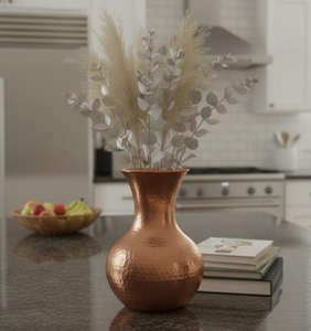 Latest Design Copper color Wedding Events Decor Metal Flower <b>Vase</b> Custom Finished Metal Planter for Home And Hotel Use - Product Image 4