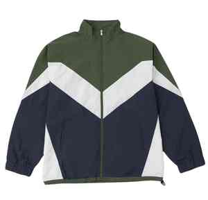 ชุดเซ็ทลำลองสำหรับผู้หญิงคุณภาพสูงสำหรับฤดูใบไม้ร่วง สีดำนีออน เทา ชุดสองชิ้น เสื้อแจ็คเก็ตกันลม ชุดวอร์มสำหรับสาวๆ แบบสั่งทำได้ - Product Image 6