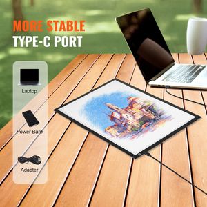 Tavolo Luminoso LED A3 con 3 Livelli di Luminosità Regolabile, Alimentato via USB, per Pittura Diamante e Light Box - Product Image 3