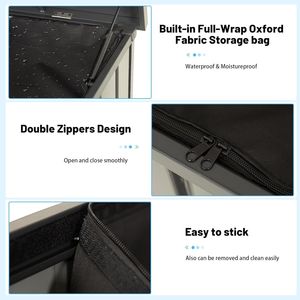 120-Gallon Metal Deck <b>Box</b> with Oxford Fabric <b>Storage</b> Bag <b>Lockable</b> Waterproof Outdoor Patio <b>Storage</b> Built for Convenience - Product Image 4