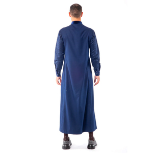 Comfortable Loose Fitted <b>Men's</b> Thobes Thawb Reinforced Stitched Professional Islamic Clothing Manufacturer Jubbah <b>Thobe</b> <b>Men</b> - Product Image 6
