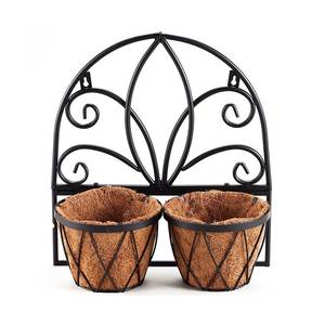 Vase à fleurs Coco Liner très vendu, seau rustique de style campagnard français avec poignée, pour plante suspendue à la maison - Product Image 4