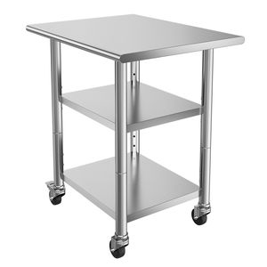 Banco da Lavoro Commerciale in Acciaio Inossidabile 24x30 Pollici - Product Image 1