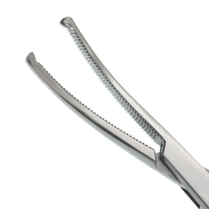 Pinzas Rochester Ochsner de 5 3/4″ Curvas, 1x2 Dientes, Acero Inoxidable, Instrumento Quirúrgico Hemostático con Bloqueo - Product Image 4