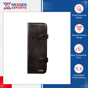 Branded Dealer Offers High Quality Unique Style PU Leather Necktie Storage <b>Case</b> with Hanger Hook for Global Bulk Buyers - Product Image 2