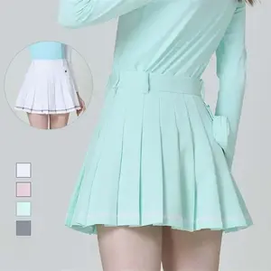 Ropa Deportiva de Moda al por Mayor de Algodón con Logotipo Personalizado, Vestido de Tenis, Minifalda Plisada, Ropa de Golf para Mujer, Faldas de Tenis OEM - Product Image 2