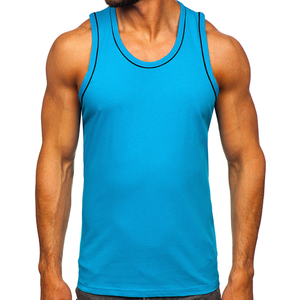 <b>Men</b> <b>Singlet</b> Soft Cotton Clothing Manufacturer <b>Mens</b> Sleeveless Sportswear Factory Supplier Custom <b>Men</b> Plain <b>Singlet</b> Apparel - Product Image 1