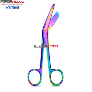 Tijeras para Vendajes Lister, Manuales, Multicolores, Acabado Arcoíris de Titanio, Tijeras de Trauma EMT de 5.5 Pulgadas, Acero Inoxidable de Grado Médico - Product Image 2