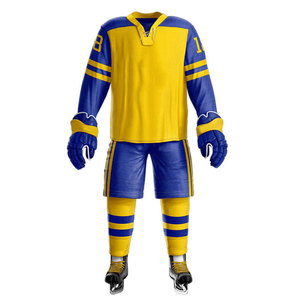 Uniforme de hockey sobre hielo unisex para todas las temporadas, jersey y pantalones diseñados para velocidad, comodidad y movilidad. - Product Image 2