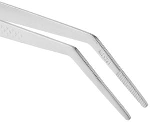 Curved Tip Precision Plus Chef Plating <b>Tongs</b> Stainless Steel <b>Kitchen</b> Tweezers for Fine Food Presentation - Product Image 2