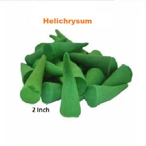 Natural Helichrysum <b>Backflow</b> <b>Incense</b> <b>Cones</b> Wholesale Supply From Best Brand (Green) - Product Image 1