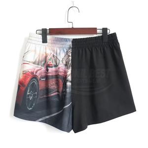 Men's Printed Quick Dry <b>Shorts</b> Elastic Waist Casual Outdoor Wear Sublimation Transfer Print 100% <b>Polyester</b> <b>Short</b> <b>Shorts</b> - Product Image 1