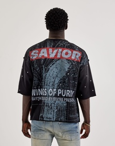 T-shirt imprimé DTF avec finition graphique premium, respirant, 100% coton, coupe ample, écologique, pour un style urbain décontracté - Product Image 4