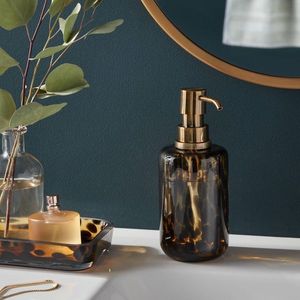 Dispenser per Sapone Liquido in Vetro Colorato con Design a Tartaruga - Product Image 3